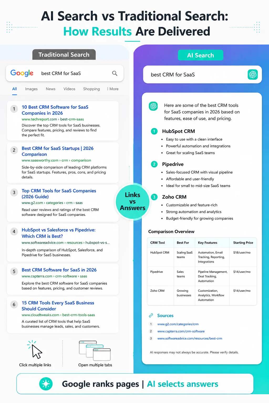 AI Search vs Traditional Search