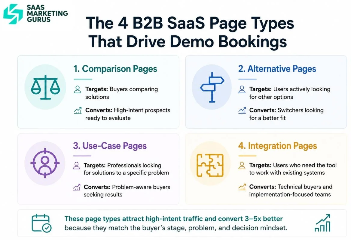 Page Types That Drive B2B Demos