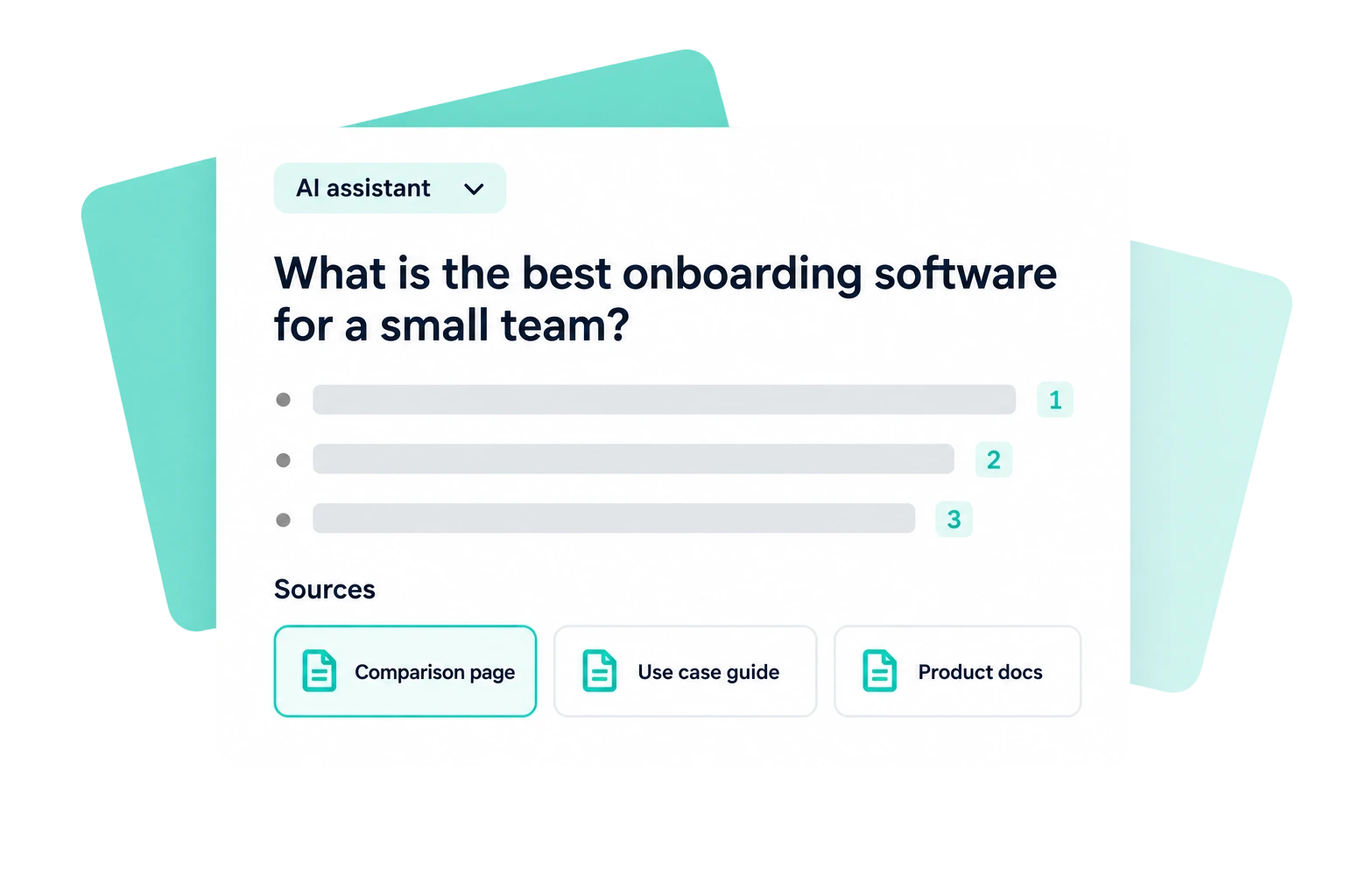 SaaS content cited in AI search answers